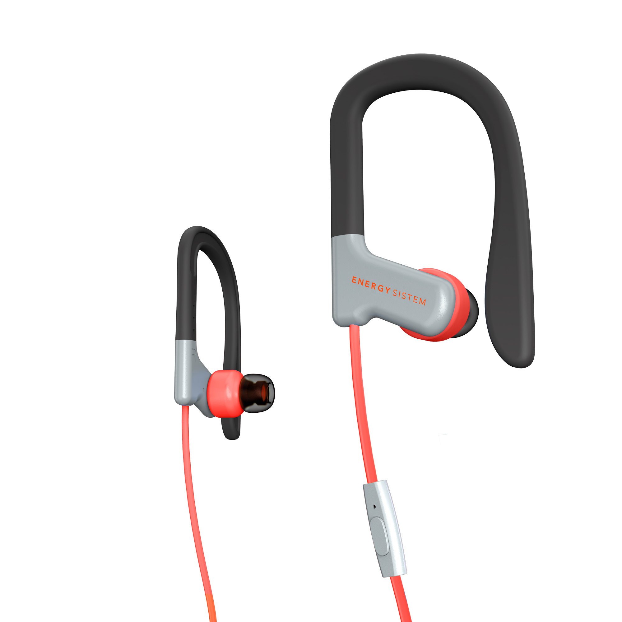 Earphones Sport 1 Red Mic