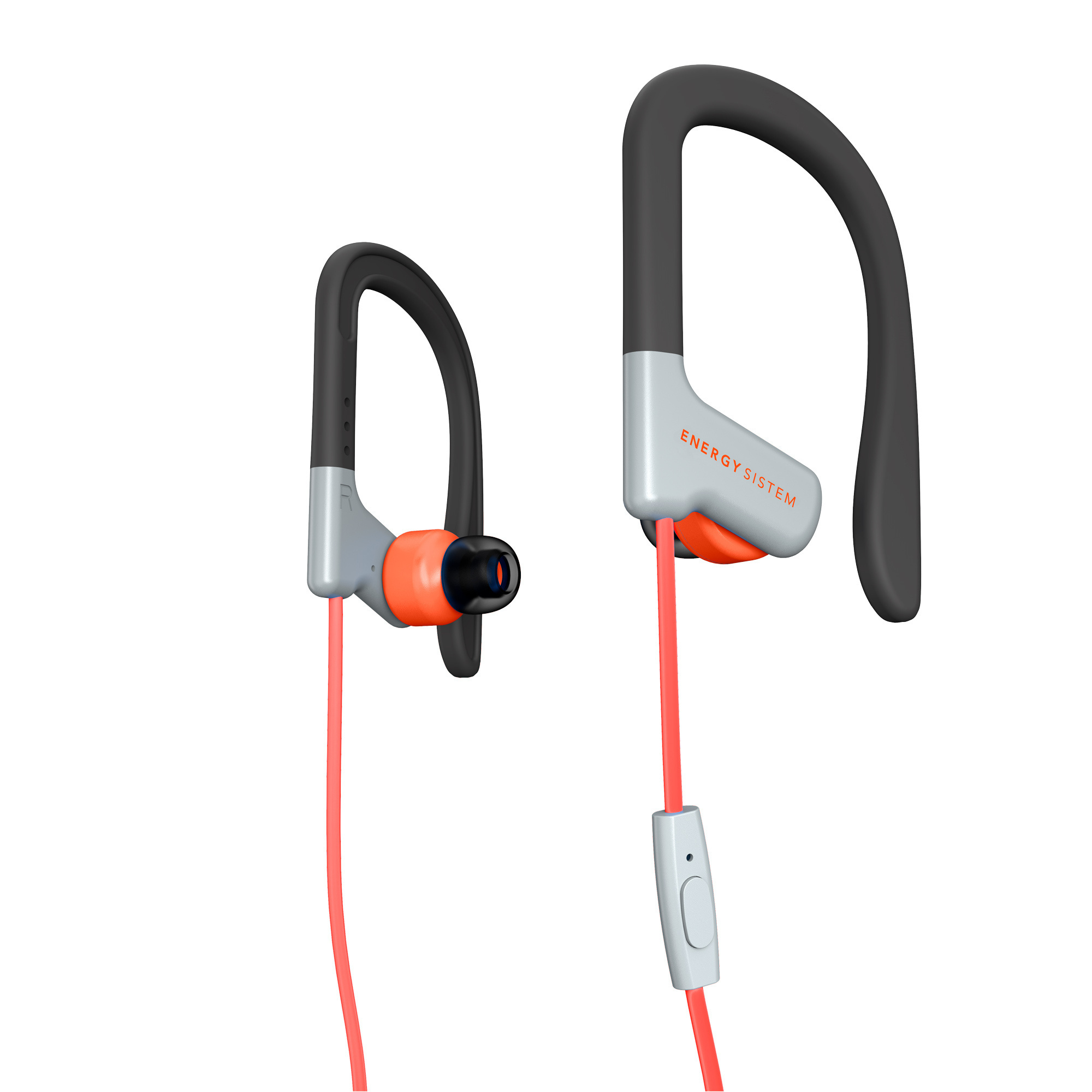 Earphones Sport 1 Red Mic
