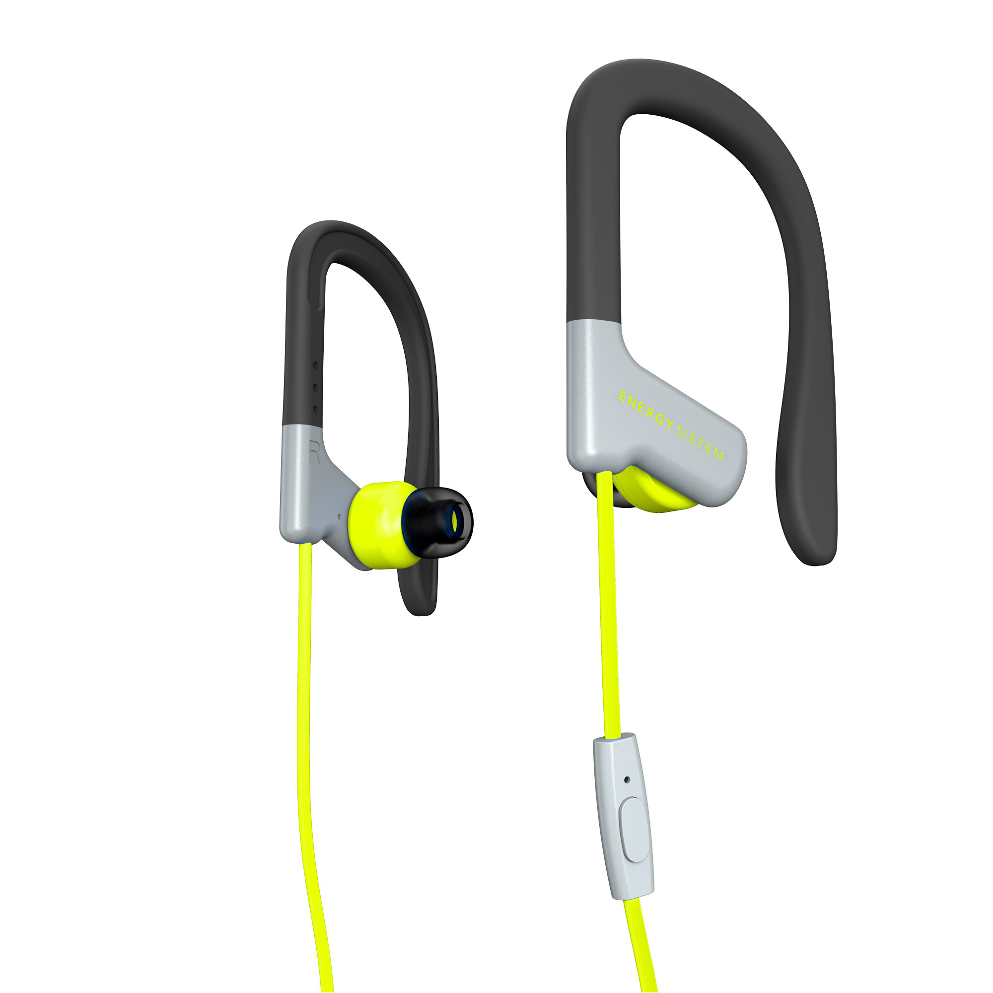 Earphones Sport 1 Yellow Mic