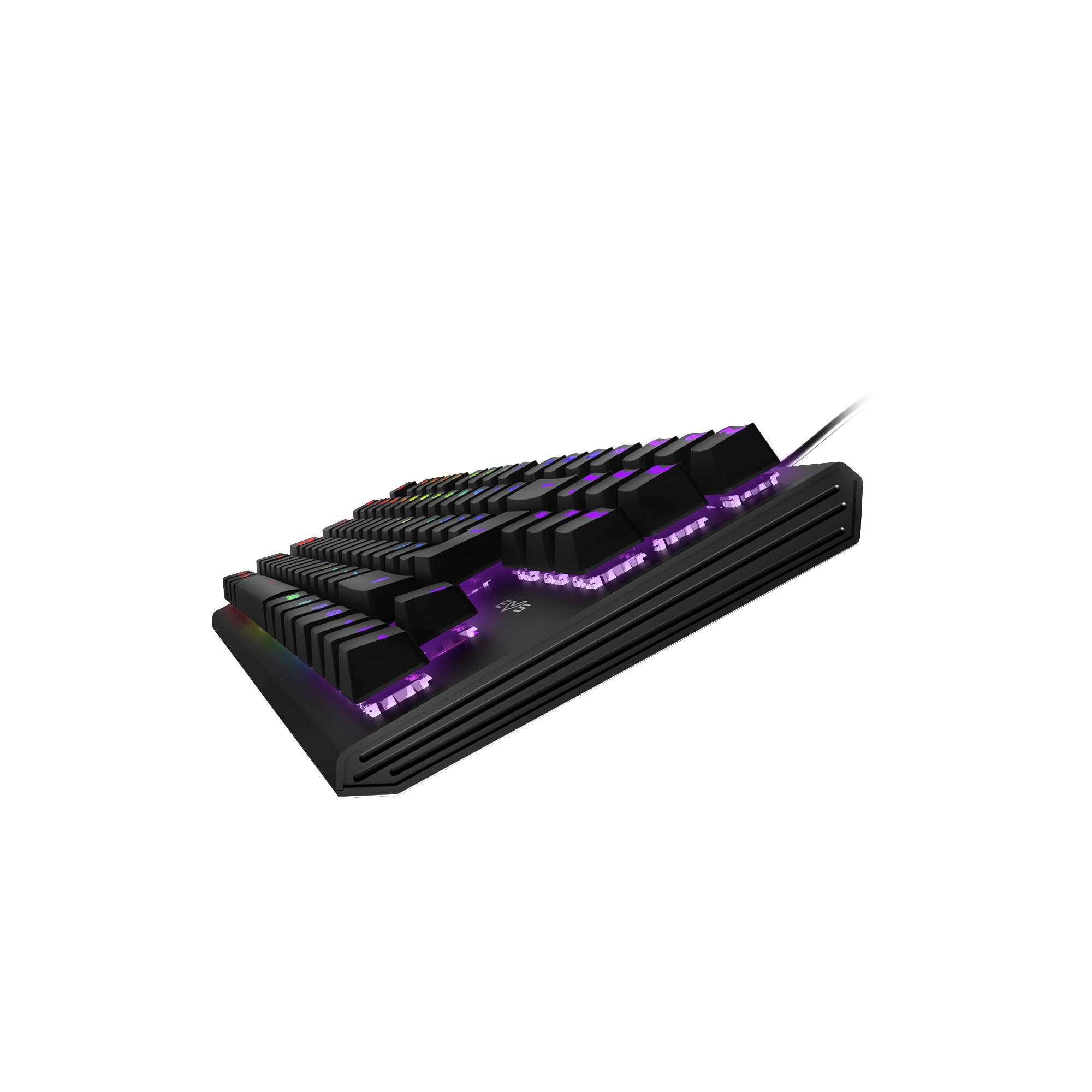 Teclado con pulsación azul para sensación de confortabilidad.
