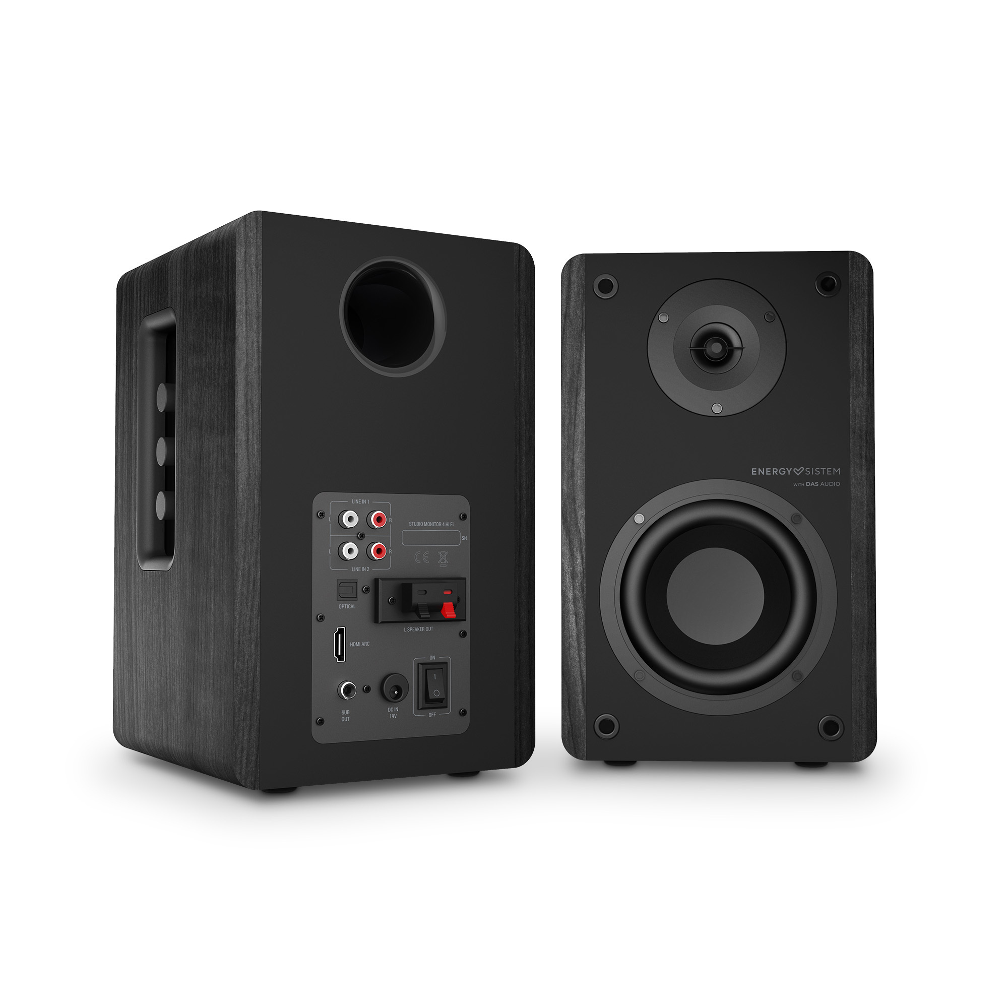 Altavoz estantería con entrada óptica TOSLINK