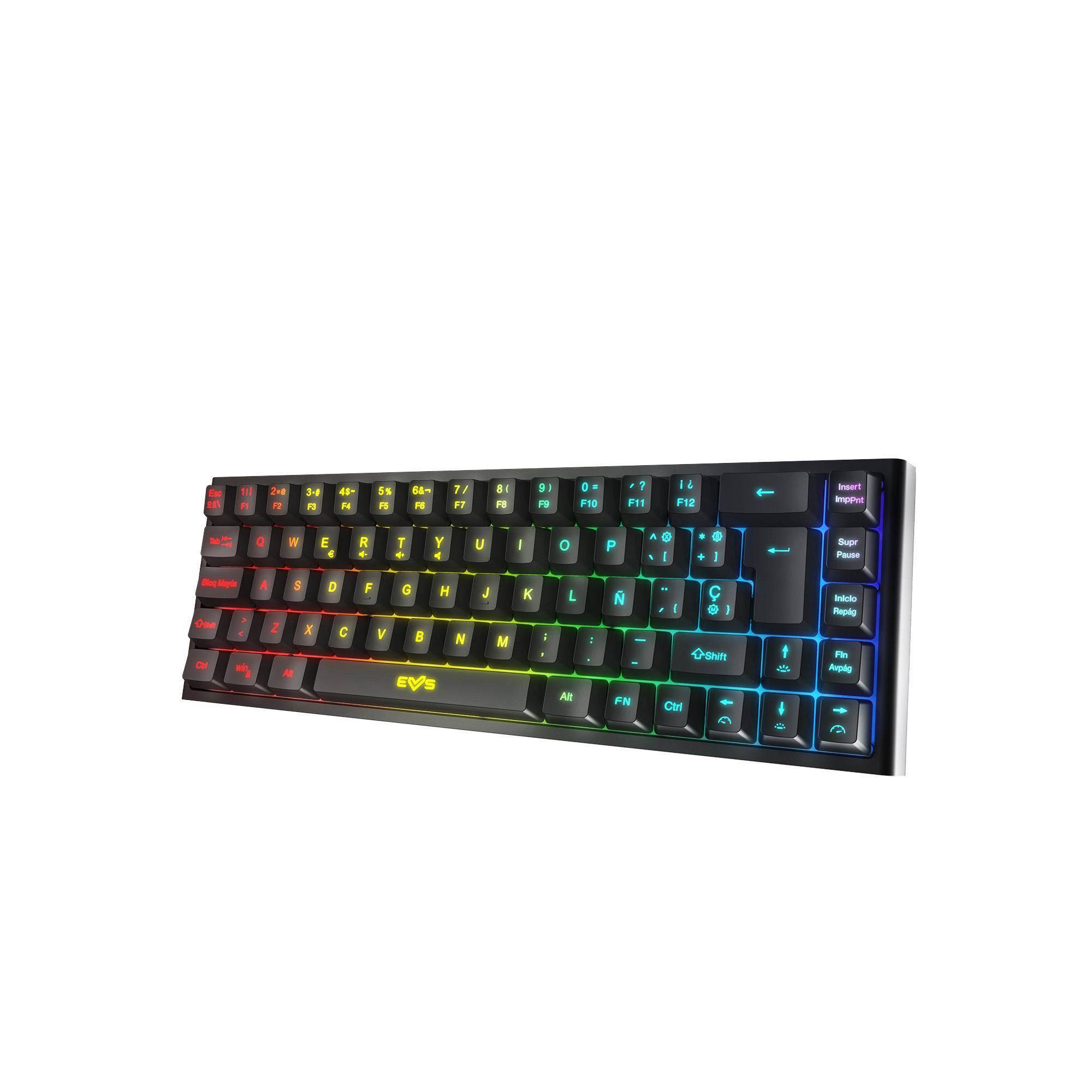 Teclado de PC con 11 modos de retroiluminación con luces LED RGB